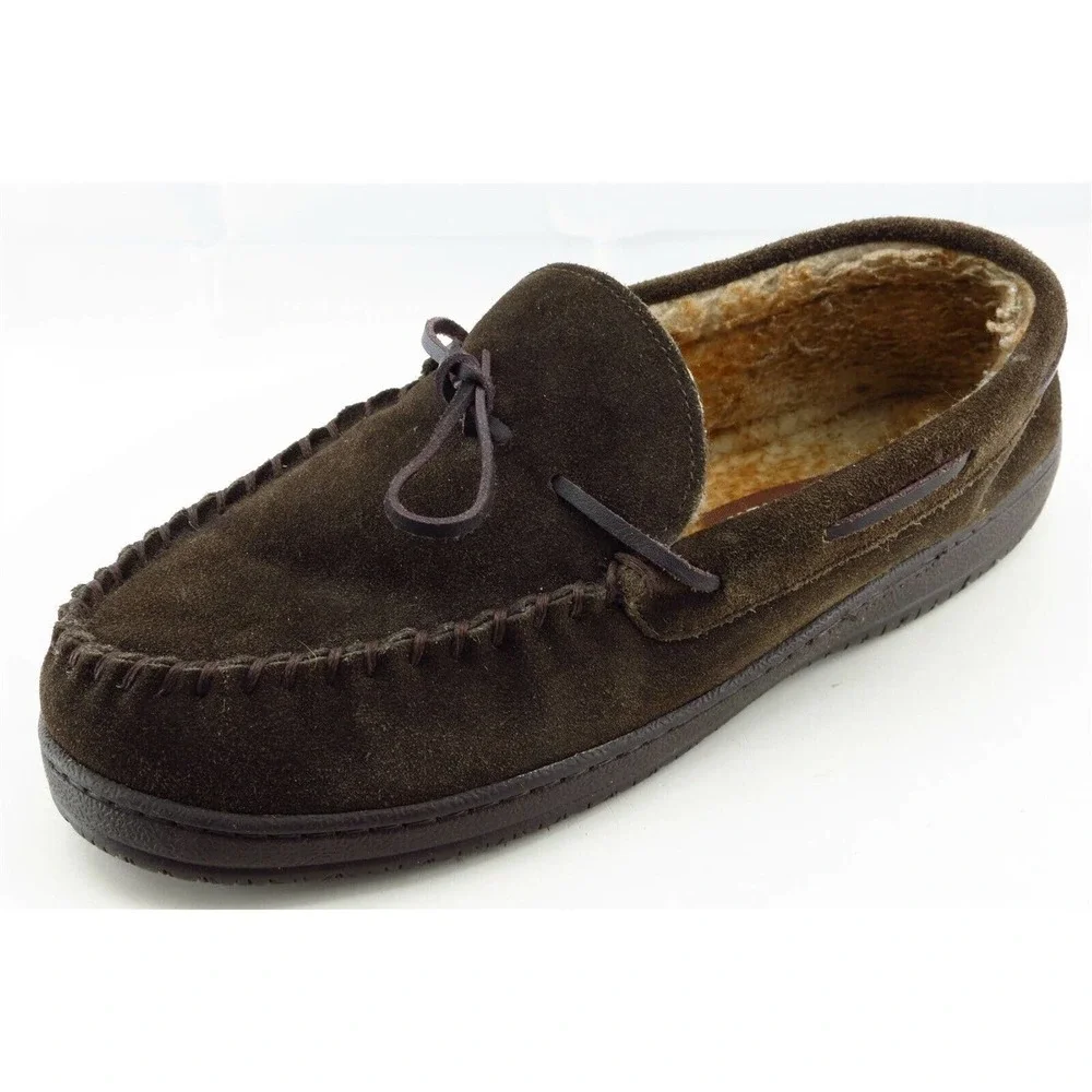 Florsheim Size 9‎ Medium Brown Slipper Shoes Leather Men Shoes